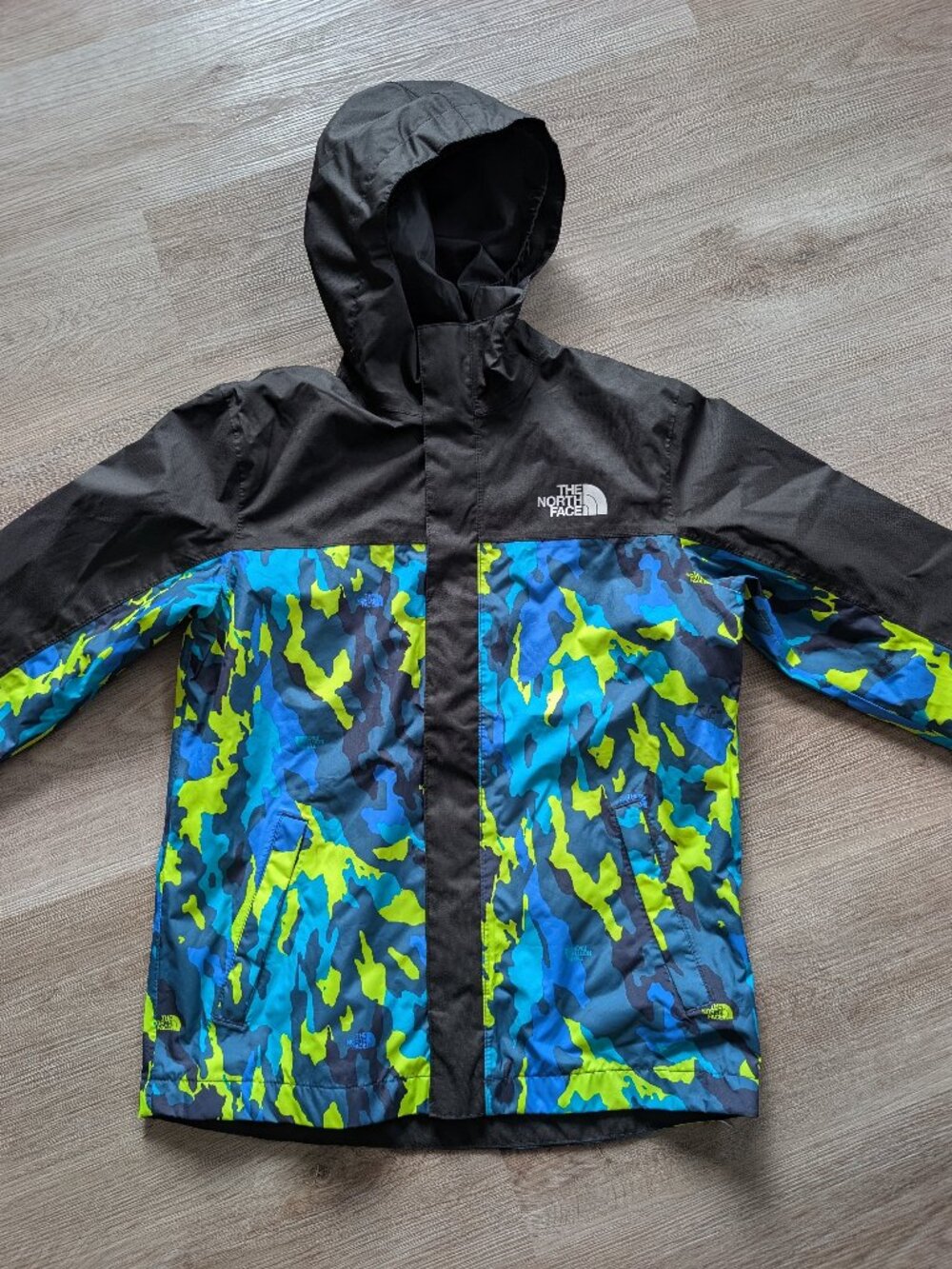 The North Face rain jacket